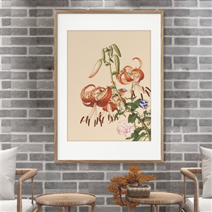 郎世宁-低垂的康乃馨和牡丹花图片