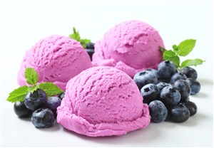蓝莓冰淇淋球