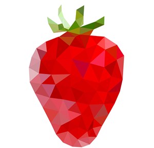 草莓矢量水果素材