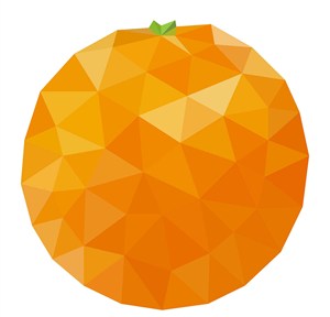 矢量橘子水果素材